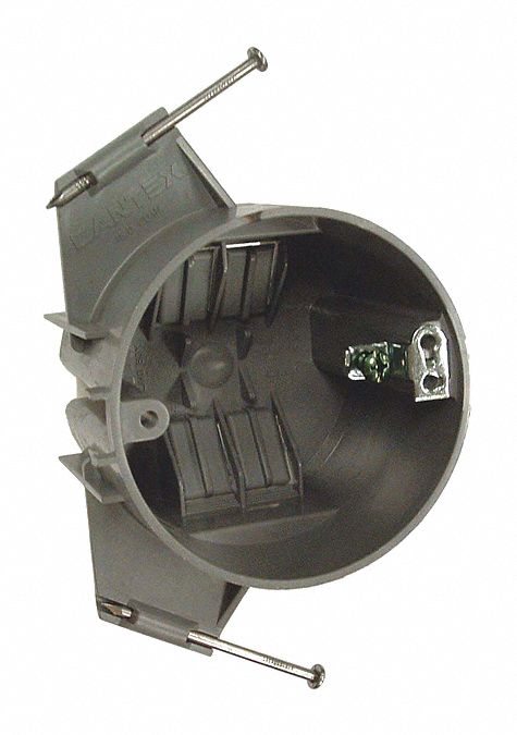Ceil Box Round Nm Nails Grn Plt 3.5