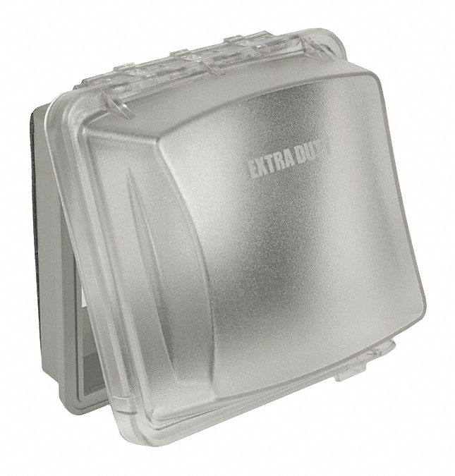 While-In-Use Covers Clear 2-Gang 2-3/4 