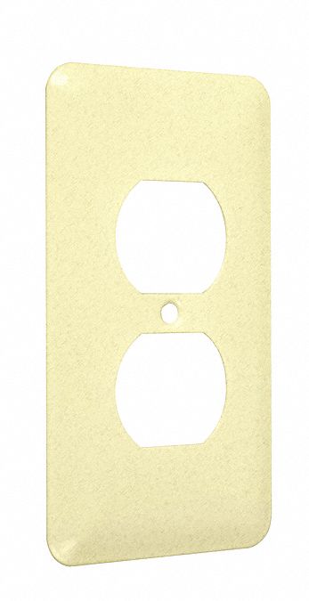 Princess Wallplate Duplex Ivory Textured