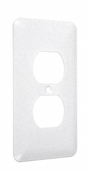 Princess Wallplate Duplex White Textured
