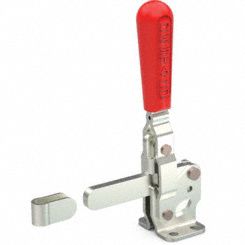 Toggle Clamp: Std Vertical  Handle, Flange Base Mounting, 500 lbf Holding Capacity - Max