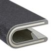 Fire-Retardant Edge Trim with Metal Core