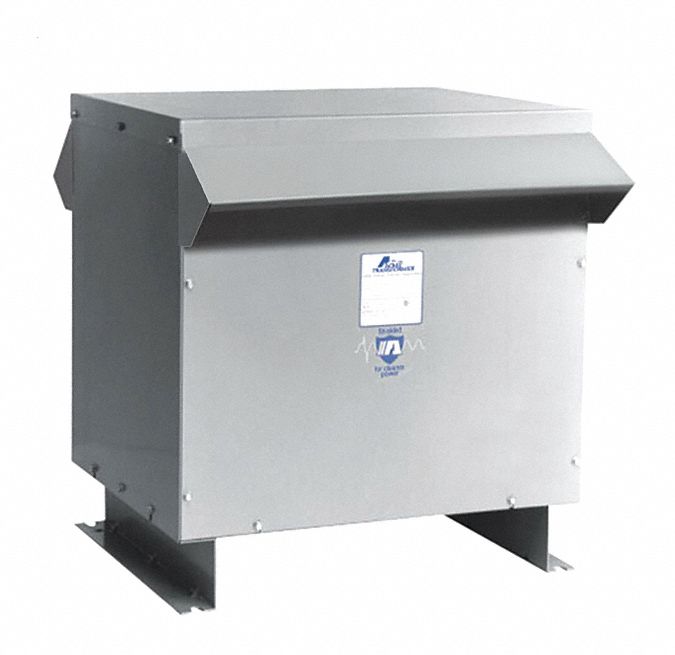 Low Voltage Distribution Transformer: 208V AC, 277V AC/480V AC Wye, 3R, Floor, Step Up