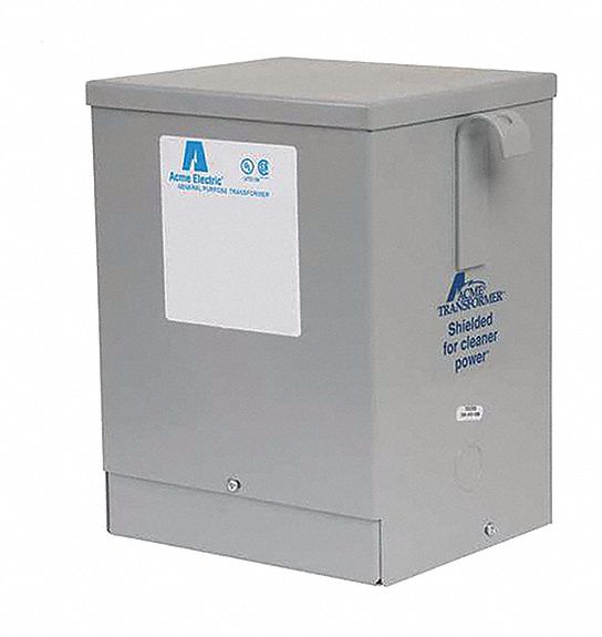 Low Voltage Distribution Transformer: 120V AC/240V AC, Wall, Copper
