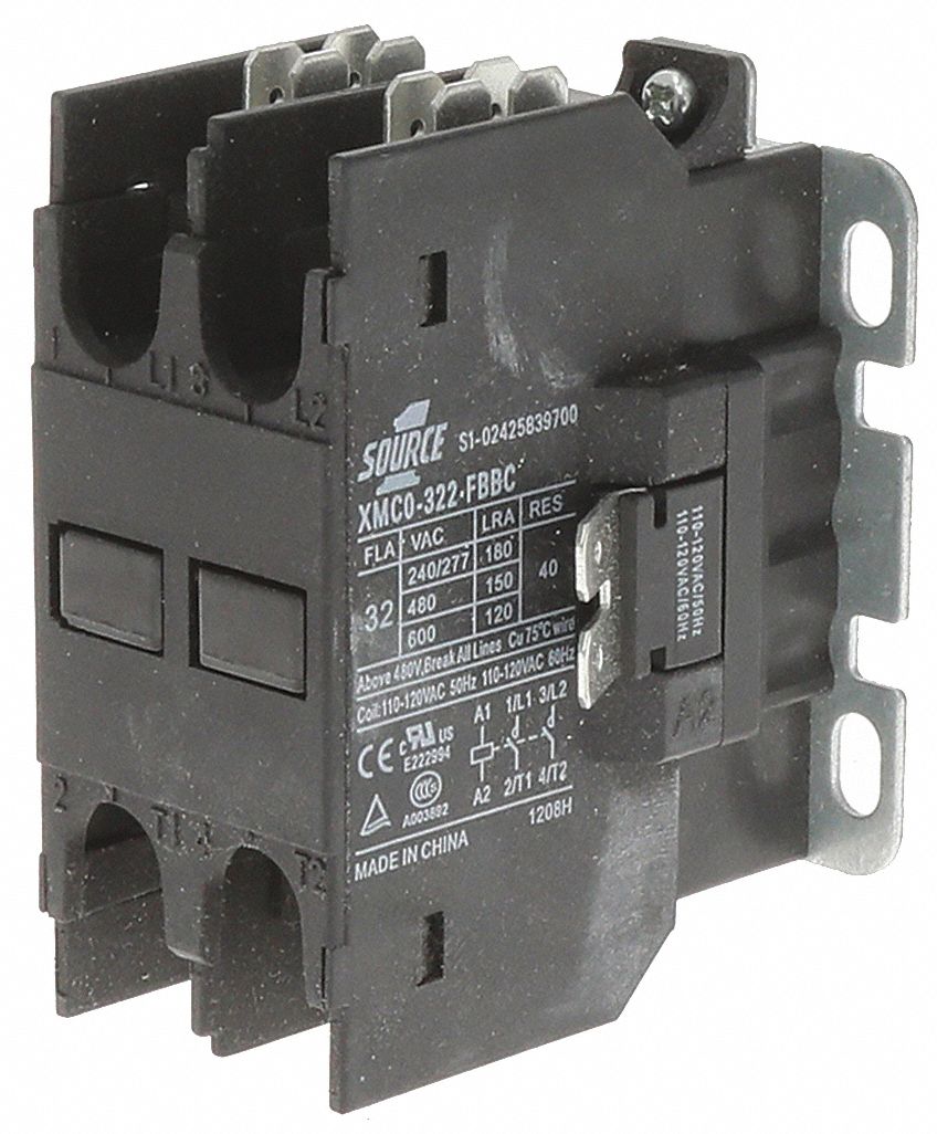 Contactor, 120V, 30A, 2PNO: For H2CA300A25B, Fits York Brand