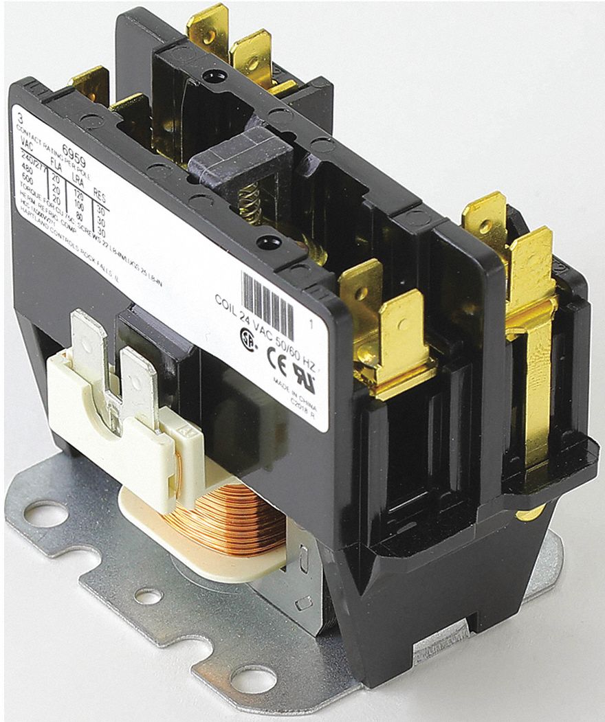 alquiler tienda Recreación YORK, For BCCB-F048A, Fits York Brand, Contactor, 24V, 20A, 1 Pole with  Shunt - 208R93|S1-024-25964-000 - Grainger