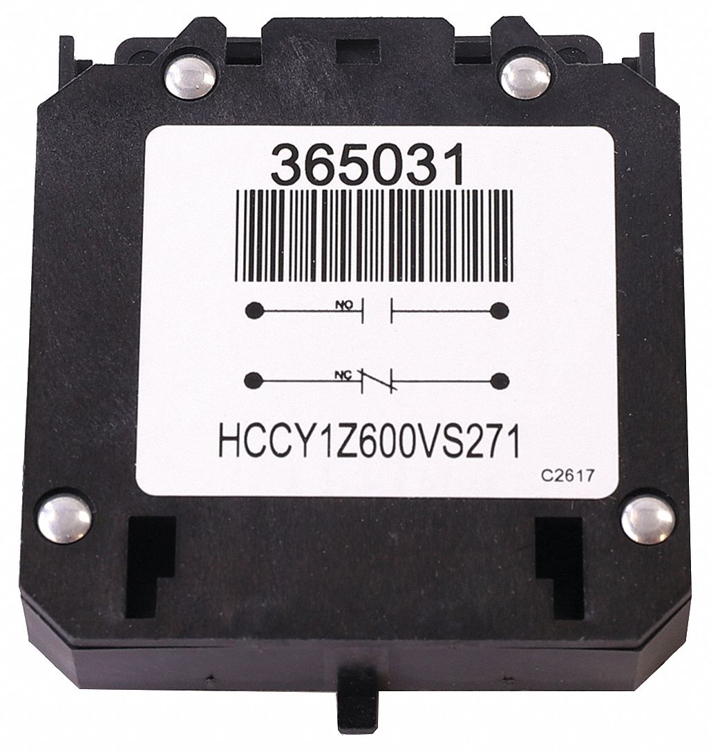Contactor, Auxiliary Switch, 1 Open/1 Close: For J03ZFN04N2AZZ10003, Fits York Brand