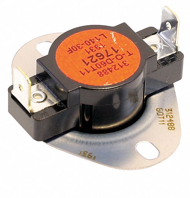 Limit Switch, Auto Reset, L140-30F: For 7956-656/D, Fits York Brand