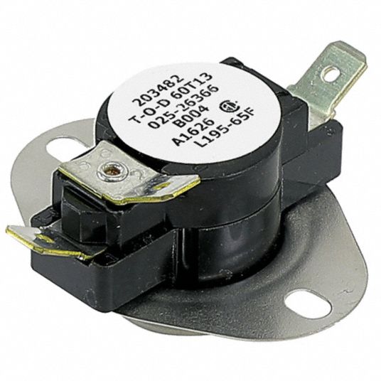 YORK Limit Switch and Fan, L195-65F: For DBUC-W240N400AD, Fits York Brand,  S1-025-26366-004