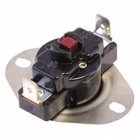 YORK Limit Switch, SPST, Manual Reset, Roll-Out, Fits Brand York ...