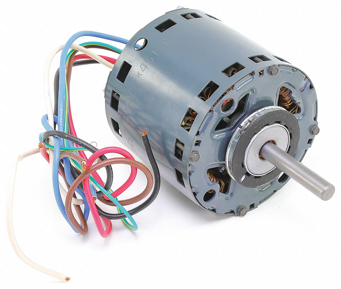 Motor, 1/4 HP, 115V, 1075 rpm, 3 Speed, 42 Frame: Fits York Brand