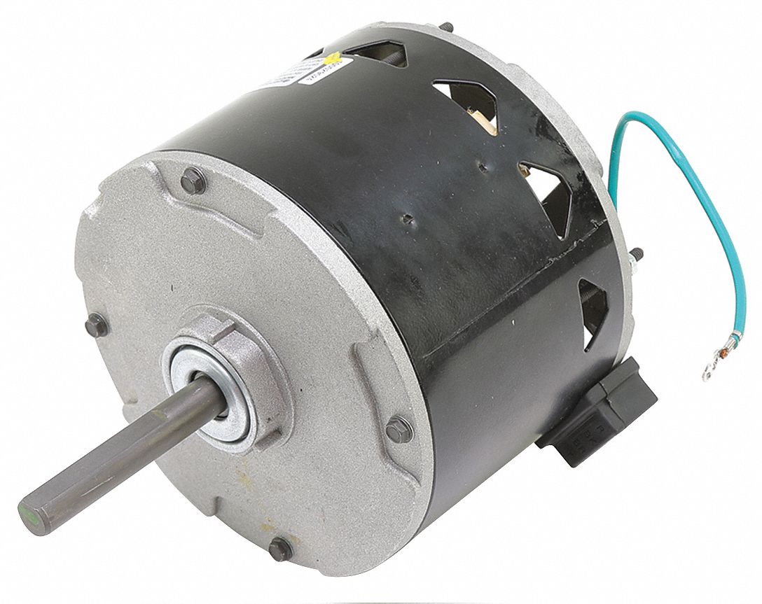 Motor, 1/6 HP, 208 to 230V, 850 rpm, 48 Frame: Fits York Brand