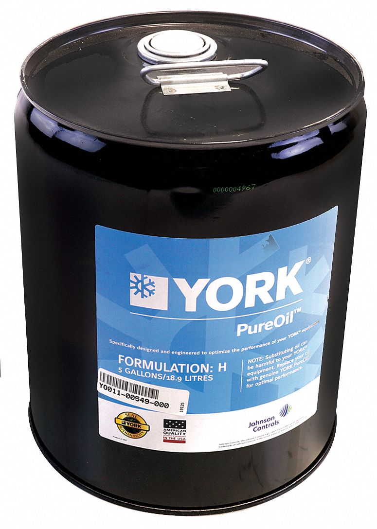 YORK, Polyol Ester, H, Mineral Oil - 208Z29|011-00549-000