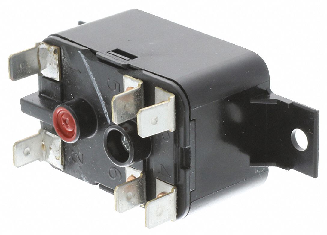 Relay, 24V, DPST, 6 Terminal Fan: For 2865C666, Fits York Brand