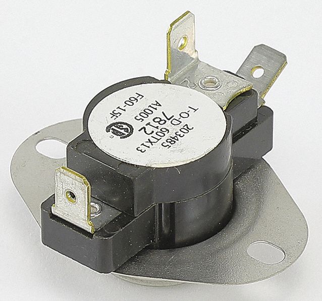 Temperature Control, 45 Degrees  Open/60 Degrees F Close, SPDT: Fits York Brand