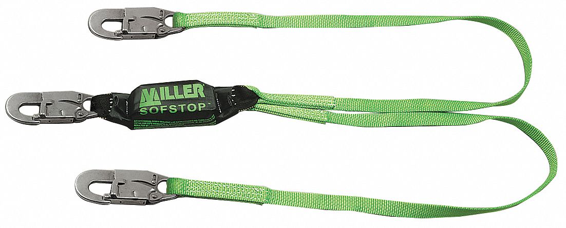 Shock-Absorbing Lanyard, 4 ft., 310 lb.