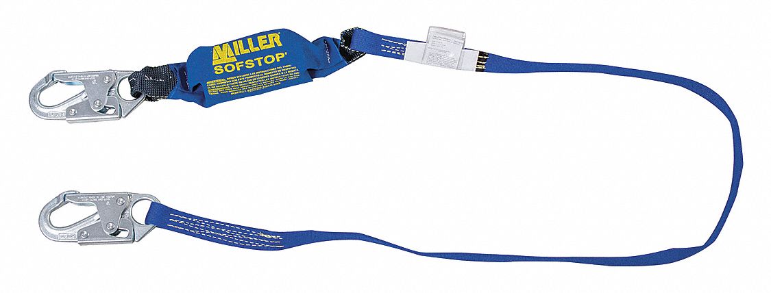 Shock-Absorbing Lanyard, 6 ft., 310 lb.