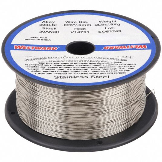 WESTWARD, Stainless Steel, ER308Si/308LSi, MIG Welding Wire - 20AN38 ...