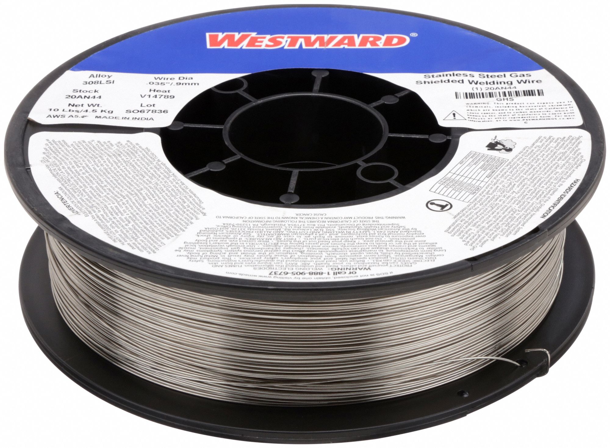 【ᓚᘏᗢ】 Harris 308LSi Stainless Steel .035 x 2 lb. Spool MIG Welding Wire