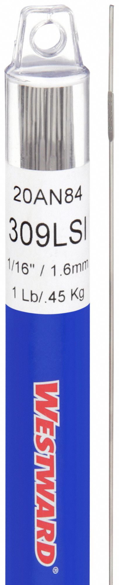 TIG Welding Rod: Stainless Steel, ER309Si/309LSi, 1/16 in x 36 in, 1 lb