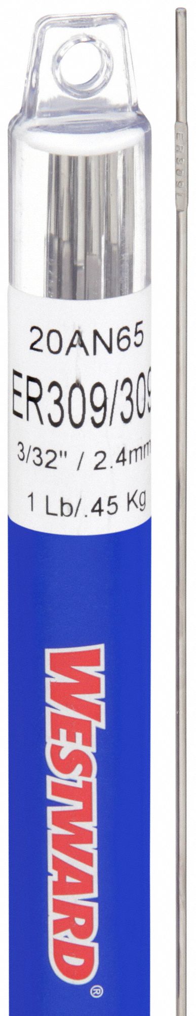 TIG Welding Rod: Stainless Steel, ER309Si/309LSi, 1/16 in x 36 in, 10 lb