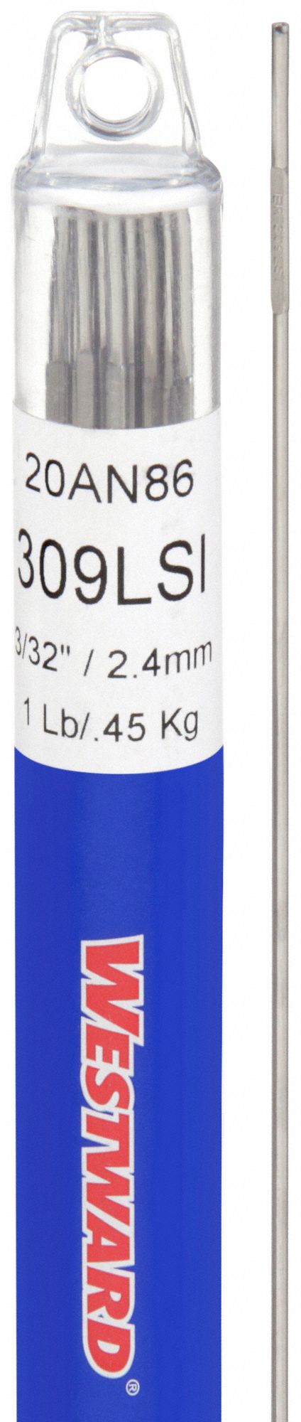 TIG Welding Rod: Stainless Steel, ER309Si/309LSi, 3/32 in x 36 in, 1 lb