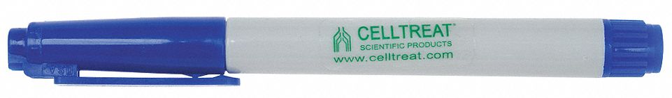 Tube Marker: Blue, Capped, Fine, All-Weather/Quick-Drying Ink/Smear-Resistant Ink, 5 PK