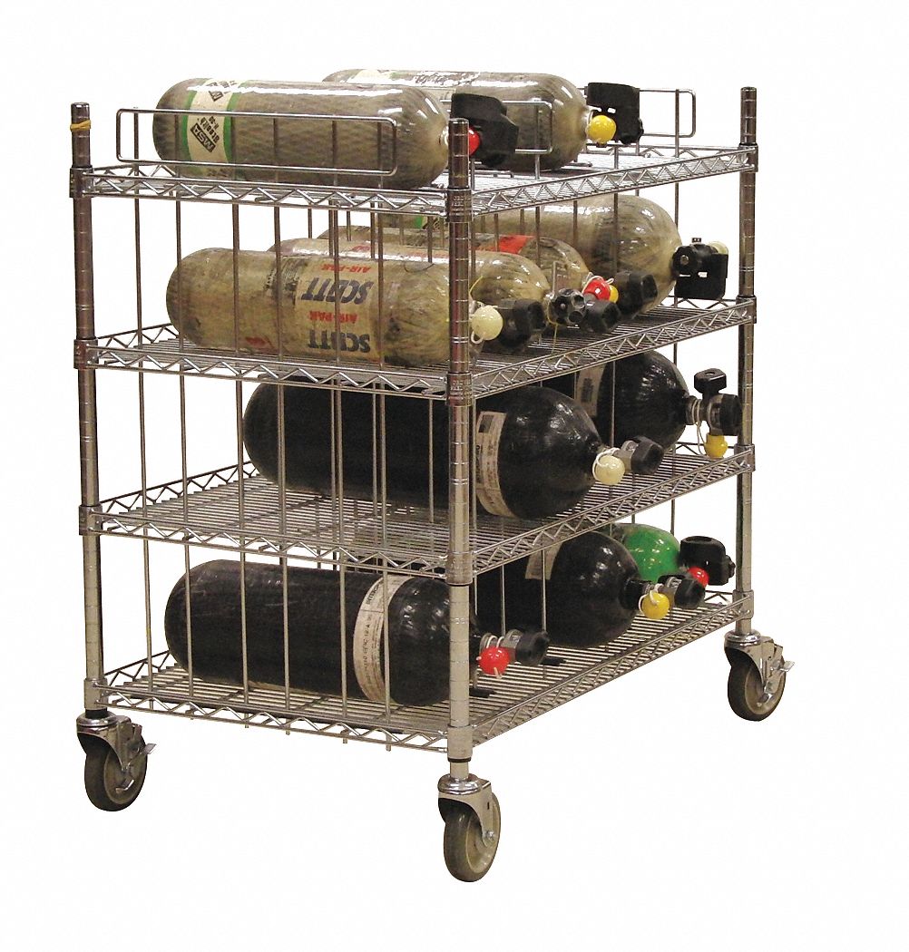 20AT58 - Mobile Bottle Cart Maximum 16 Bottles