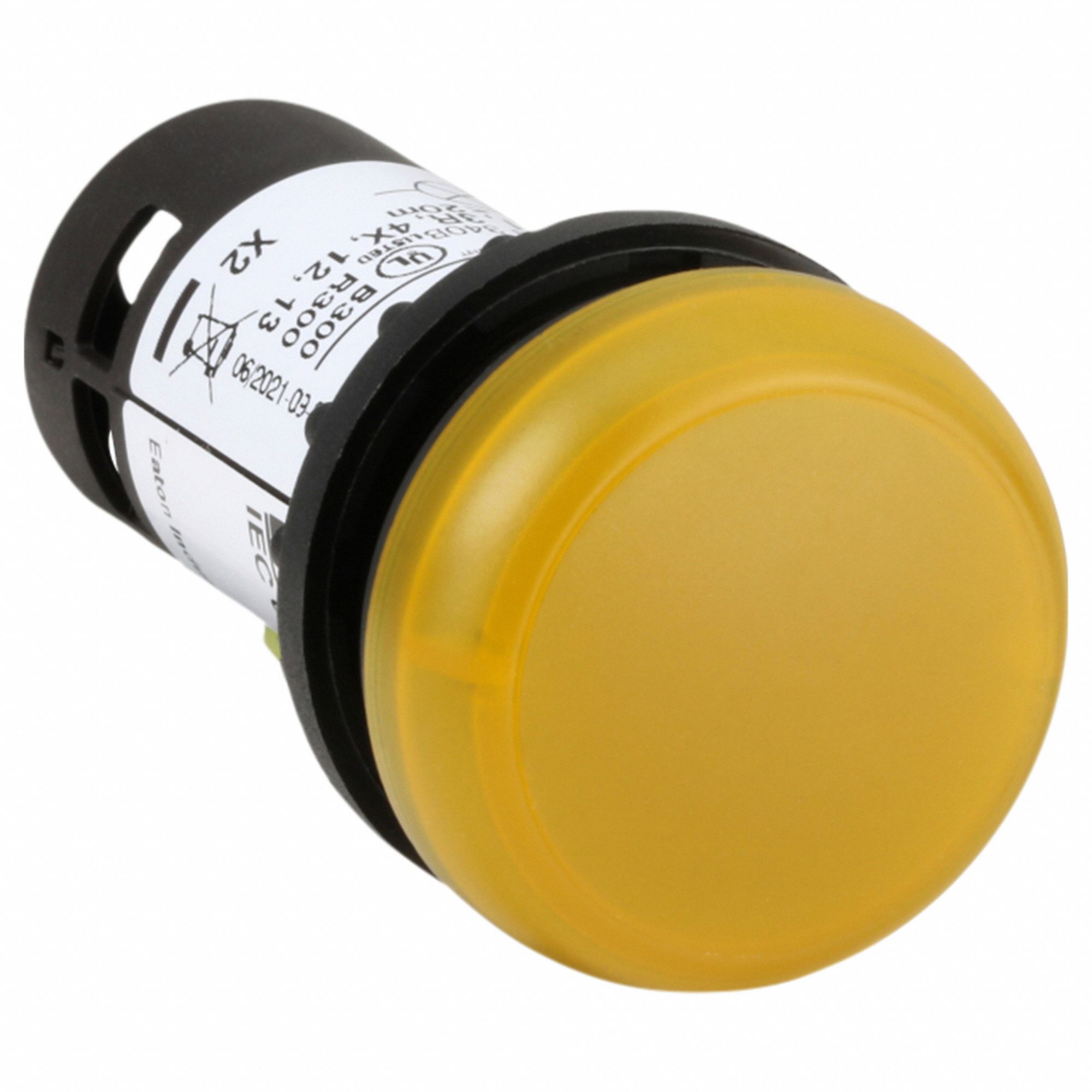 Flush Panel Light,  Yellow,  24 V AC/DC