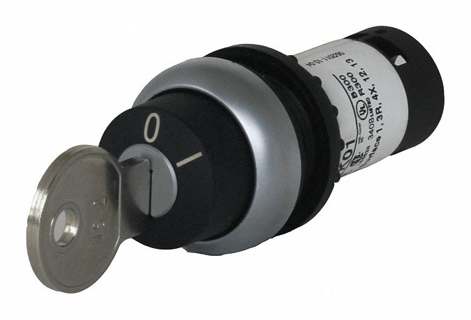 Non-Illuminated Selector Switch, Size: 22mm, Position: 2, Action: Maintained / Maintained