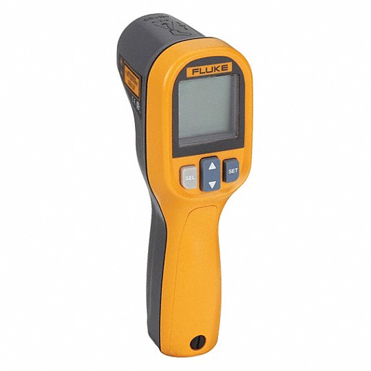 FLUKE, -22° to 932°, 1 in @ 10 in Focus, Infrared Thermometer - 20AZ69