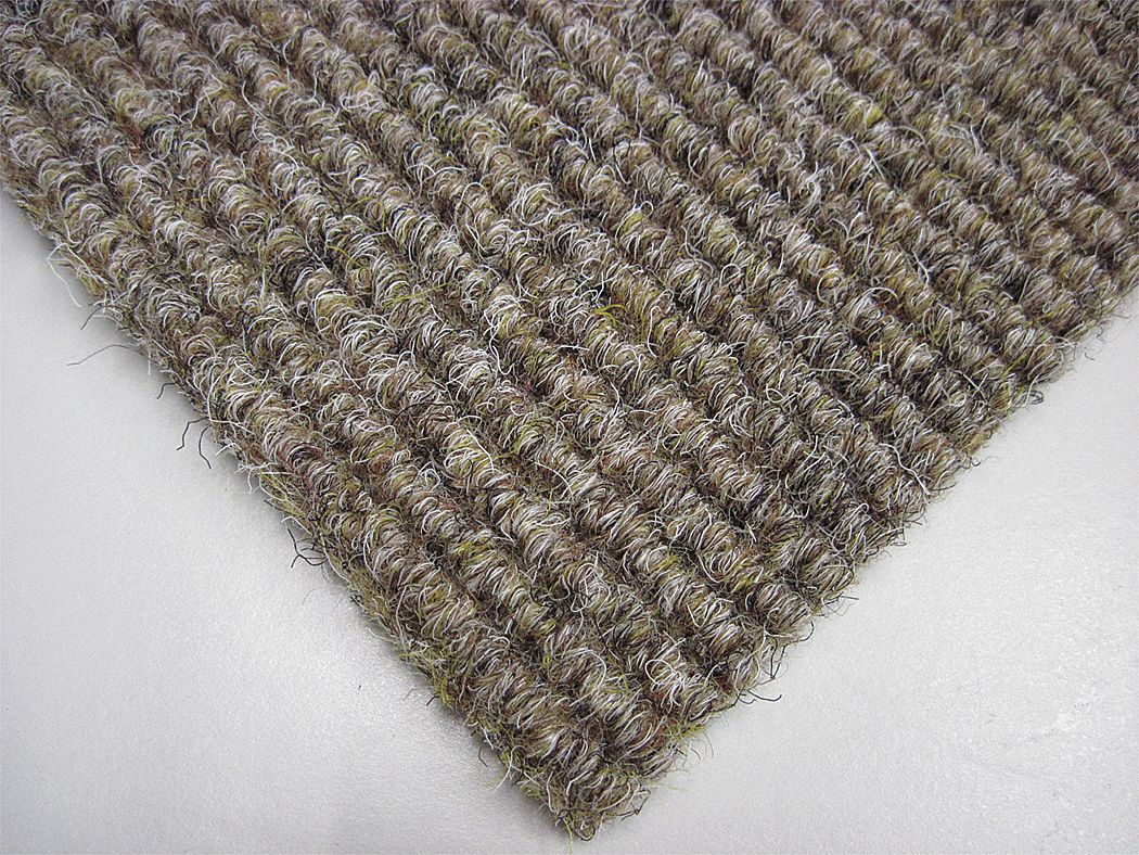 Tan/Beige Self-Adhesive Solid Carpet Tiles 12Pcs - Actual: 12" X 12