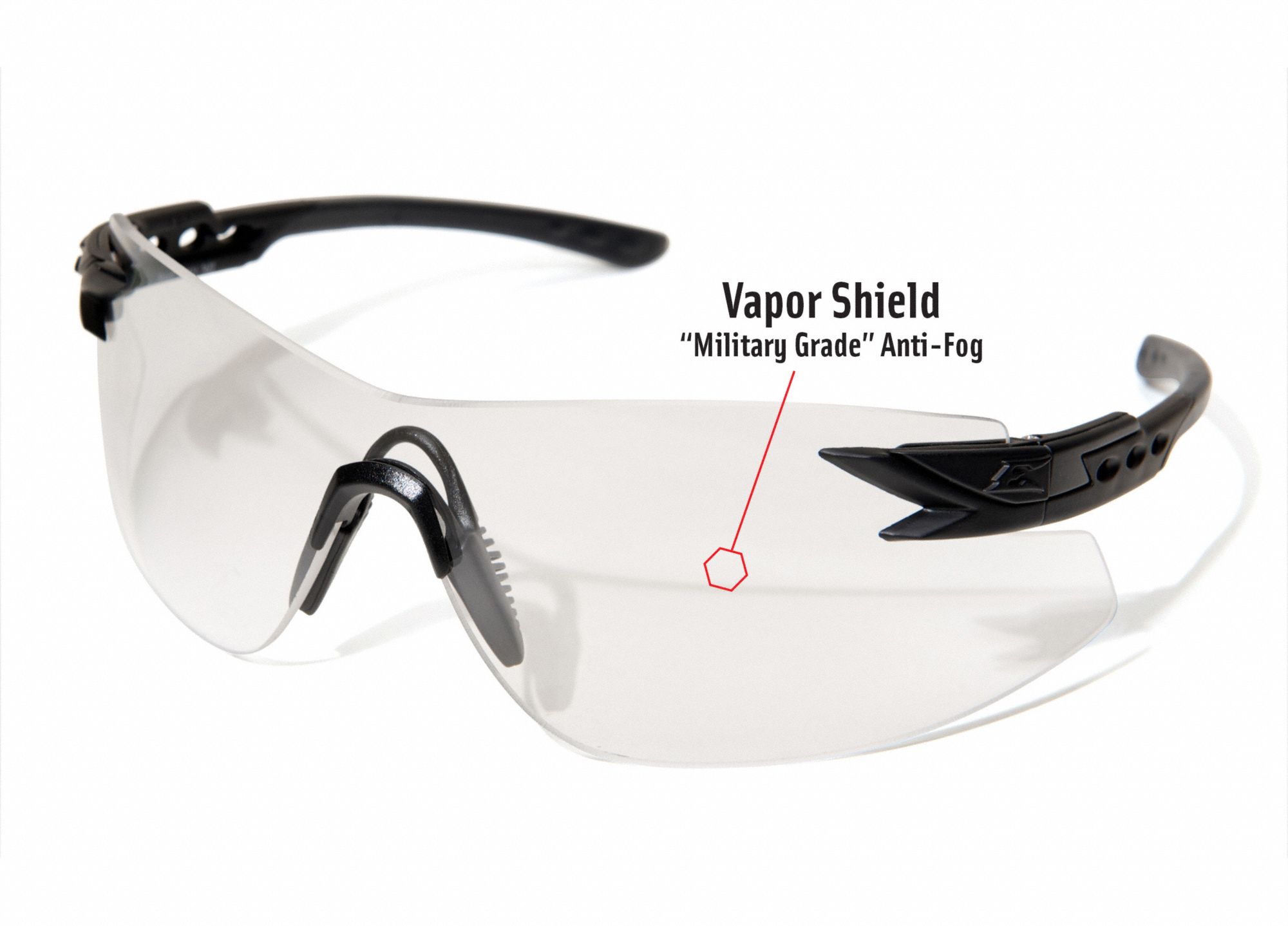 EDGE EYEWEAR Safety Glasses, Clear 20C446XN611 Grainger