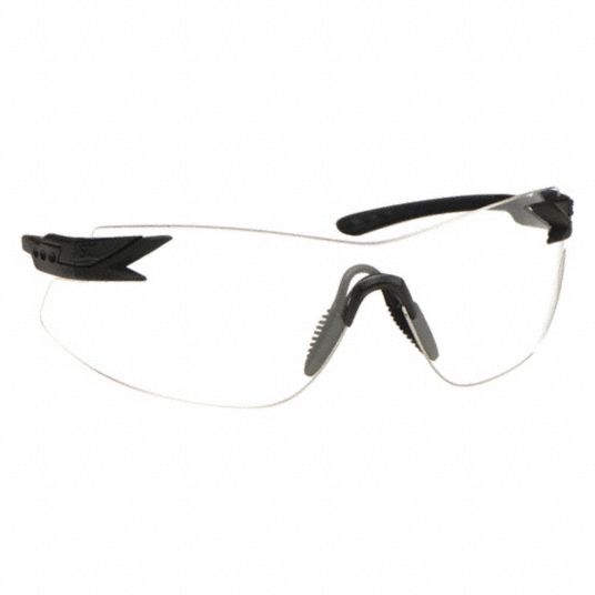 EDGE EYEWEAR, Wraparound Frame, Frameless, Safety Glasses 20C446
