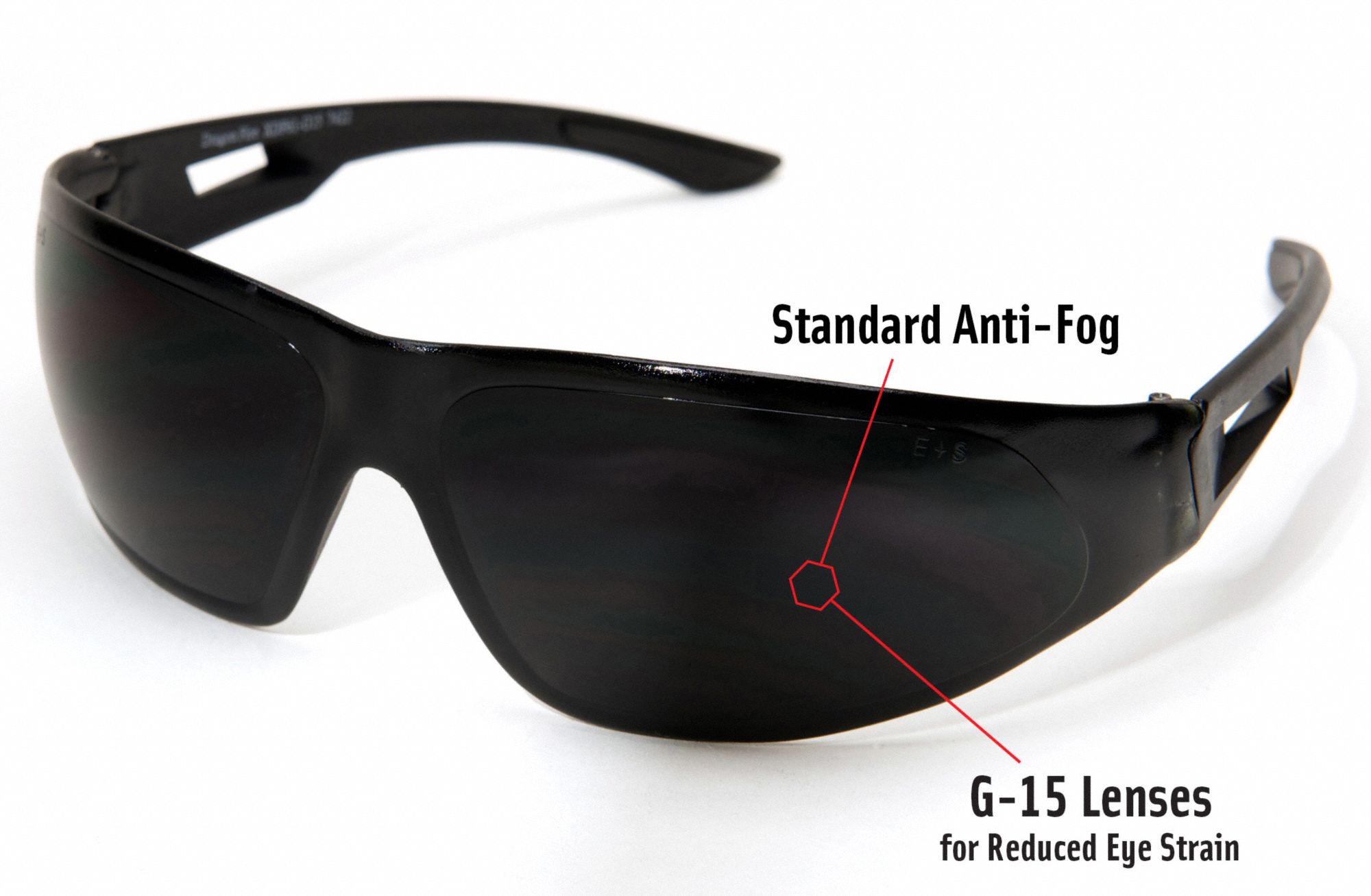 EDGE EYEWEAR Dragon Fire AntiFog, ScratchResistant Safety Glasses , G