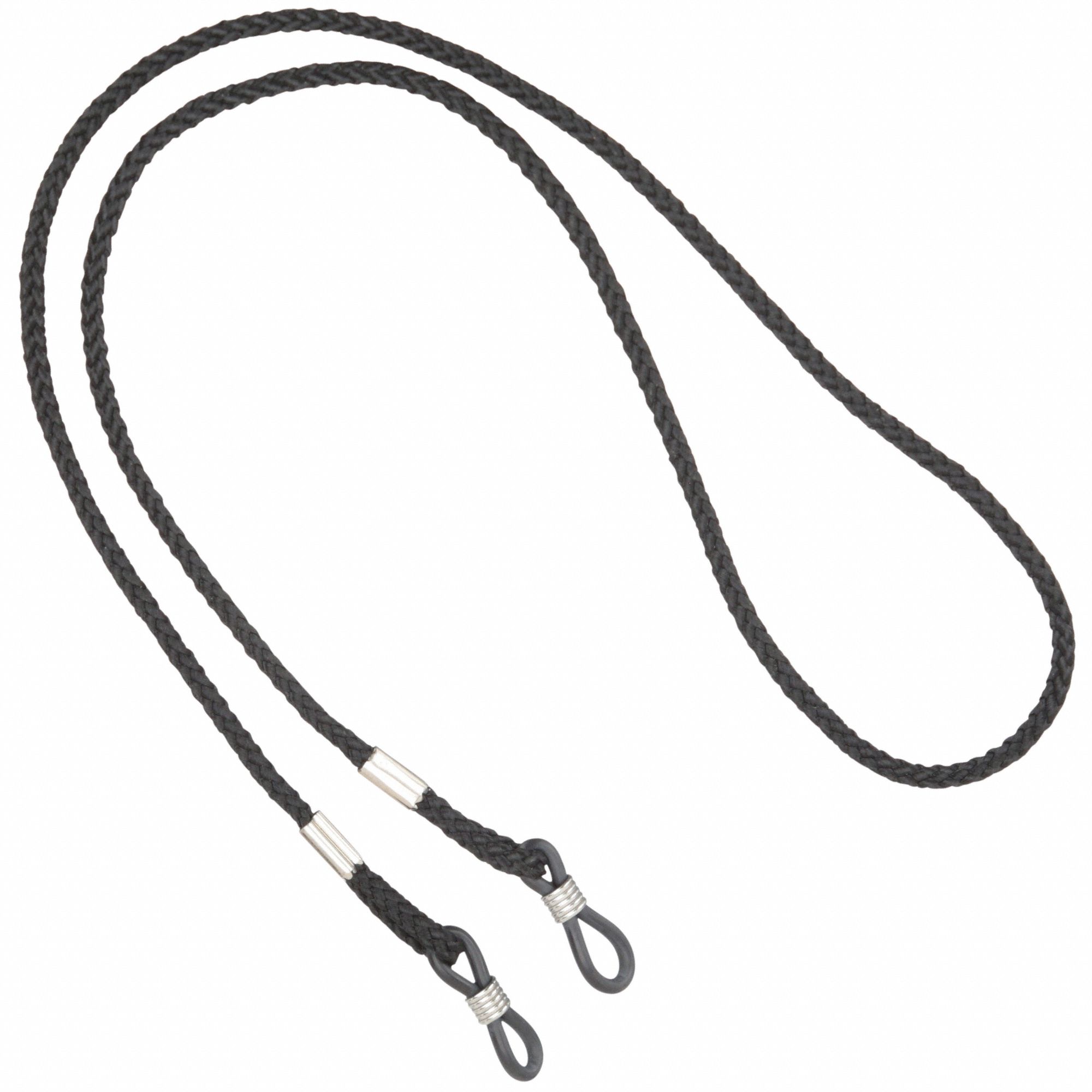 Black, 12 in Lg, Eyewear Retainer 20C4569702 Grainger