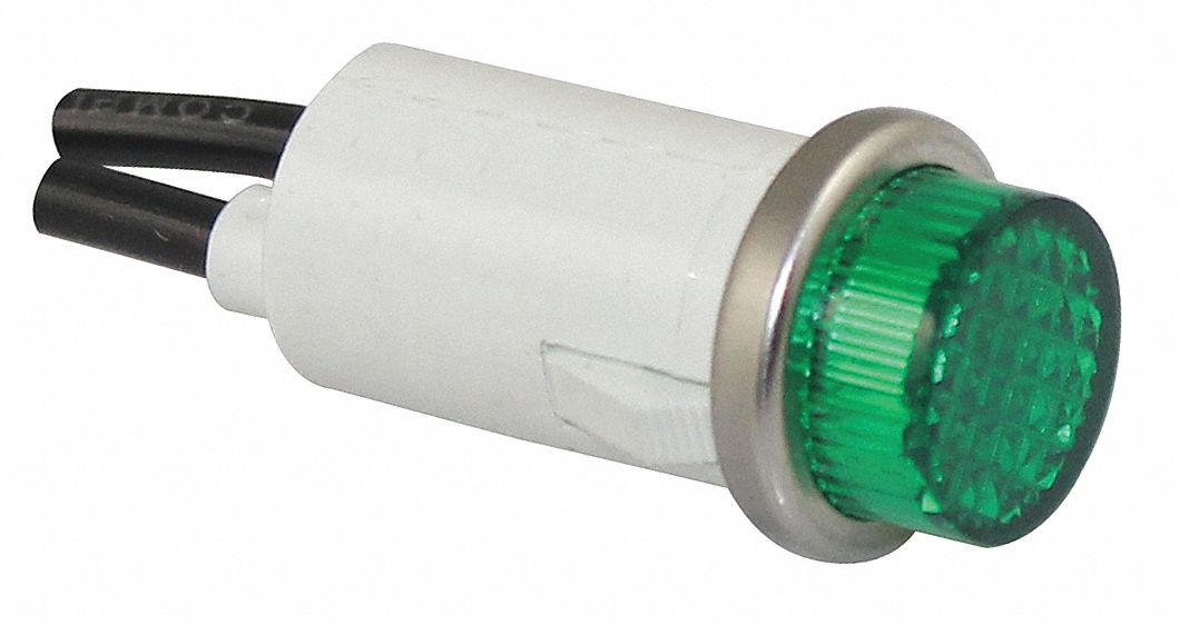 784716 20 Amps @12 Volts DC OMC Indicator Lamp Green Lens 0784716