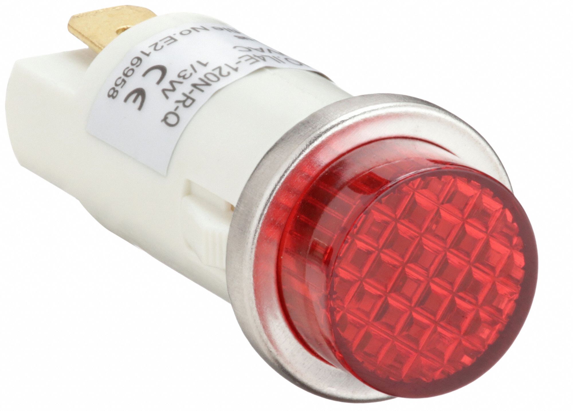 Red 0.187 in Tab Raised Indicator Light 20C855 20C855 Grainger