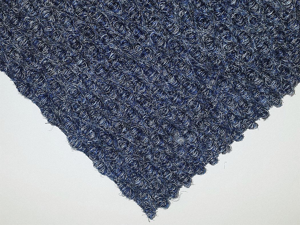 PAWLING CORP Blue Gray Berber Carpet Tile, Nubby Hobnail, 19 3/4 inL X19 3/4 inW X 12.7 mm H, 12