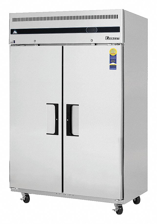 Everest Refrigerator Commercial Stainless Steel 49 34 In Overall