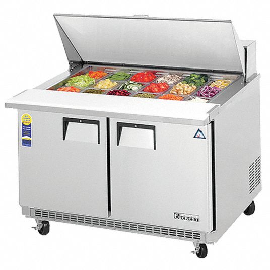 EVEREST, Stainless Steel, 11.8 cu ft Total Capacity, Refrigerated ...