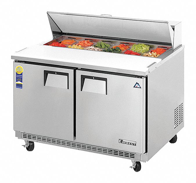 EVEREST Refrigerated Preparation Table, Commercial ...