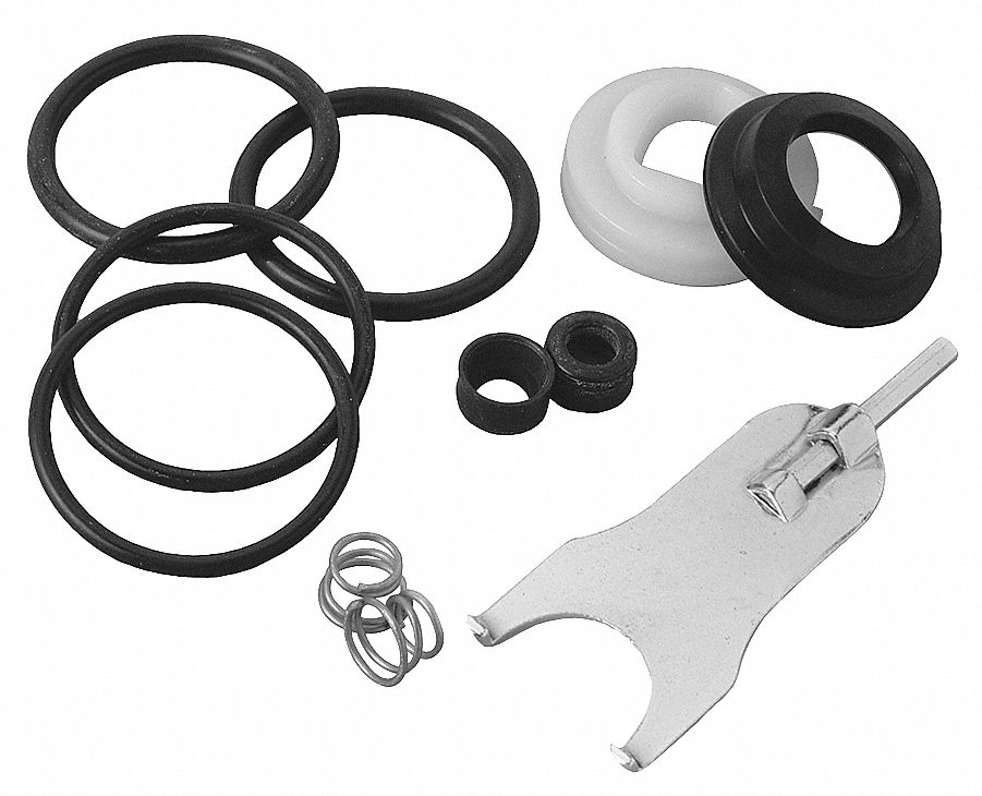 Repair Kit Stainless Steel, Rubber, Plastic, Zinc