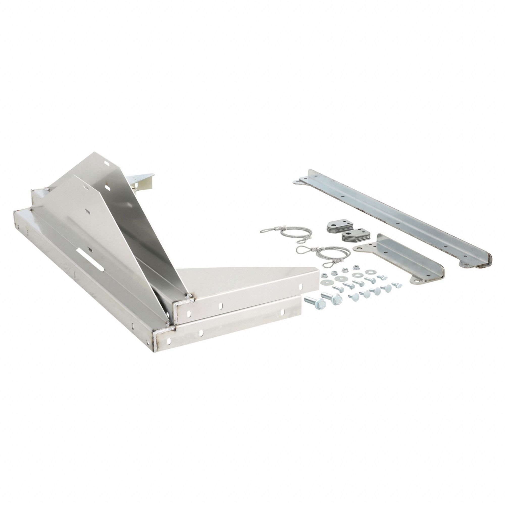 HINGE KIT,64INWX64INL,GALVANIZED STEEL