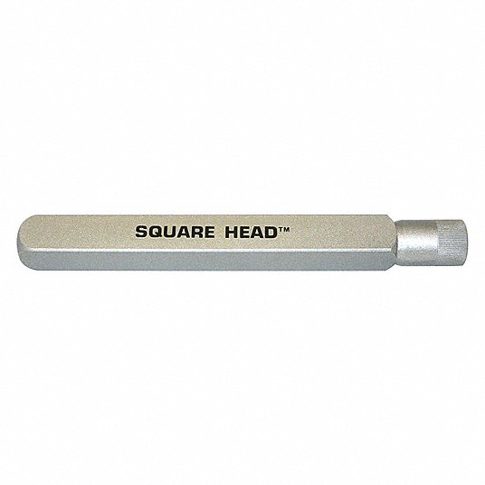 Square Vibrator Head: W995G1T, 14 1/2 in Overall Lg, 1 3/8 in Overall Wd, Steel