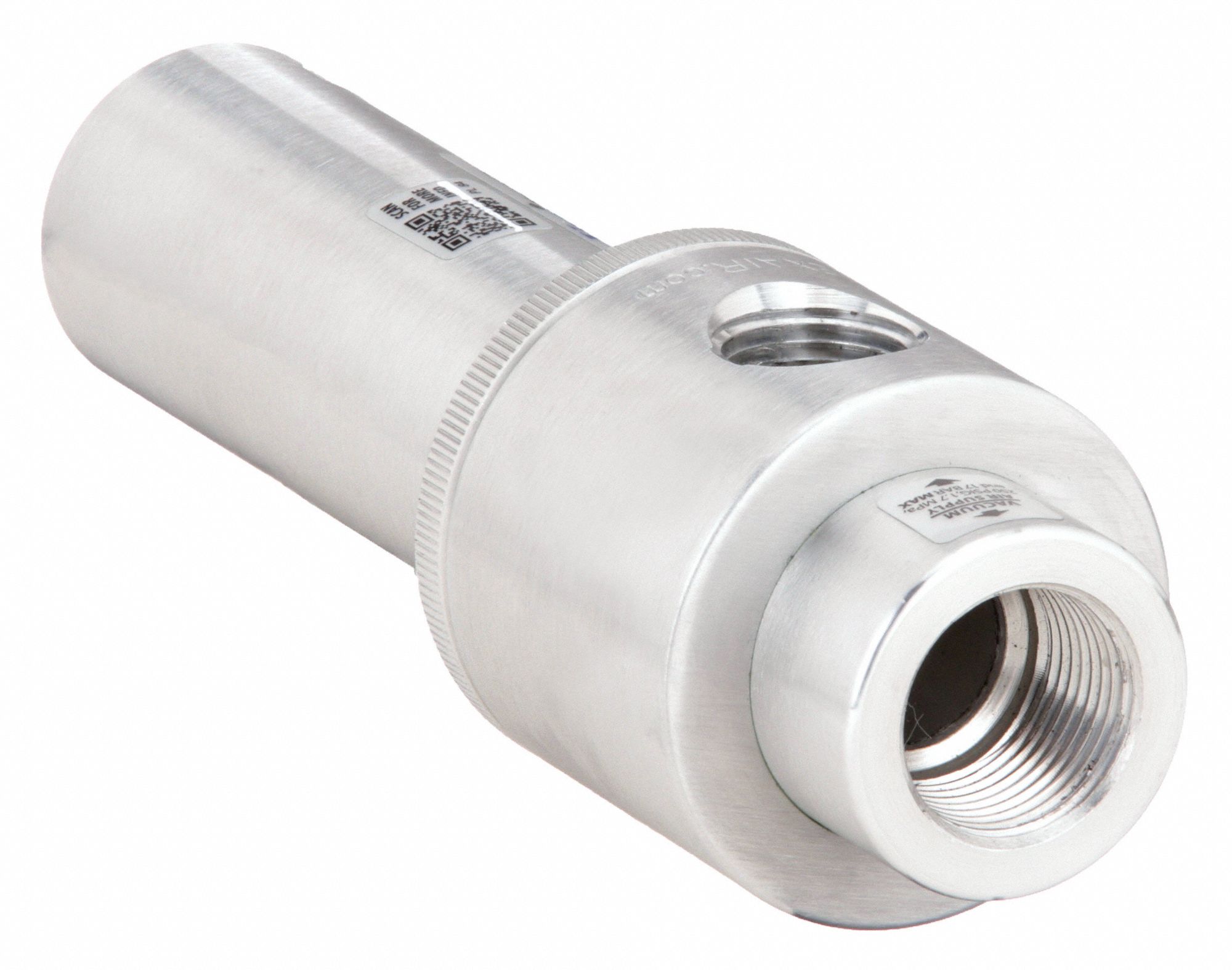 Vacuum Ejector: 2, 294 lpm, 1/2 in NPT Female, 3/4 in NPT Female, 250 psi Max Supply Pressure