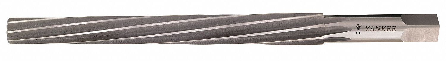 Taper Pin Reamer: For #5/0 Pin Size, 1/16 in Small End Dia., 3/32 in Large End Dia., 0.4305
