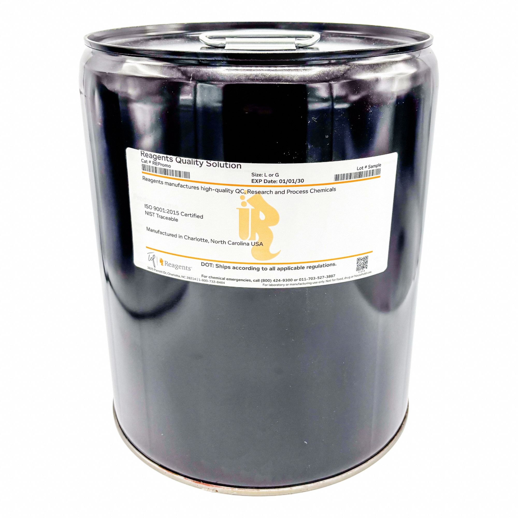 4-Methyl-2-Pentanone: Purified, 20 L, 108-10-1, <gt/>99% Concentration, Solvent, Liquid, Can, Metal,