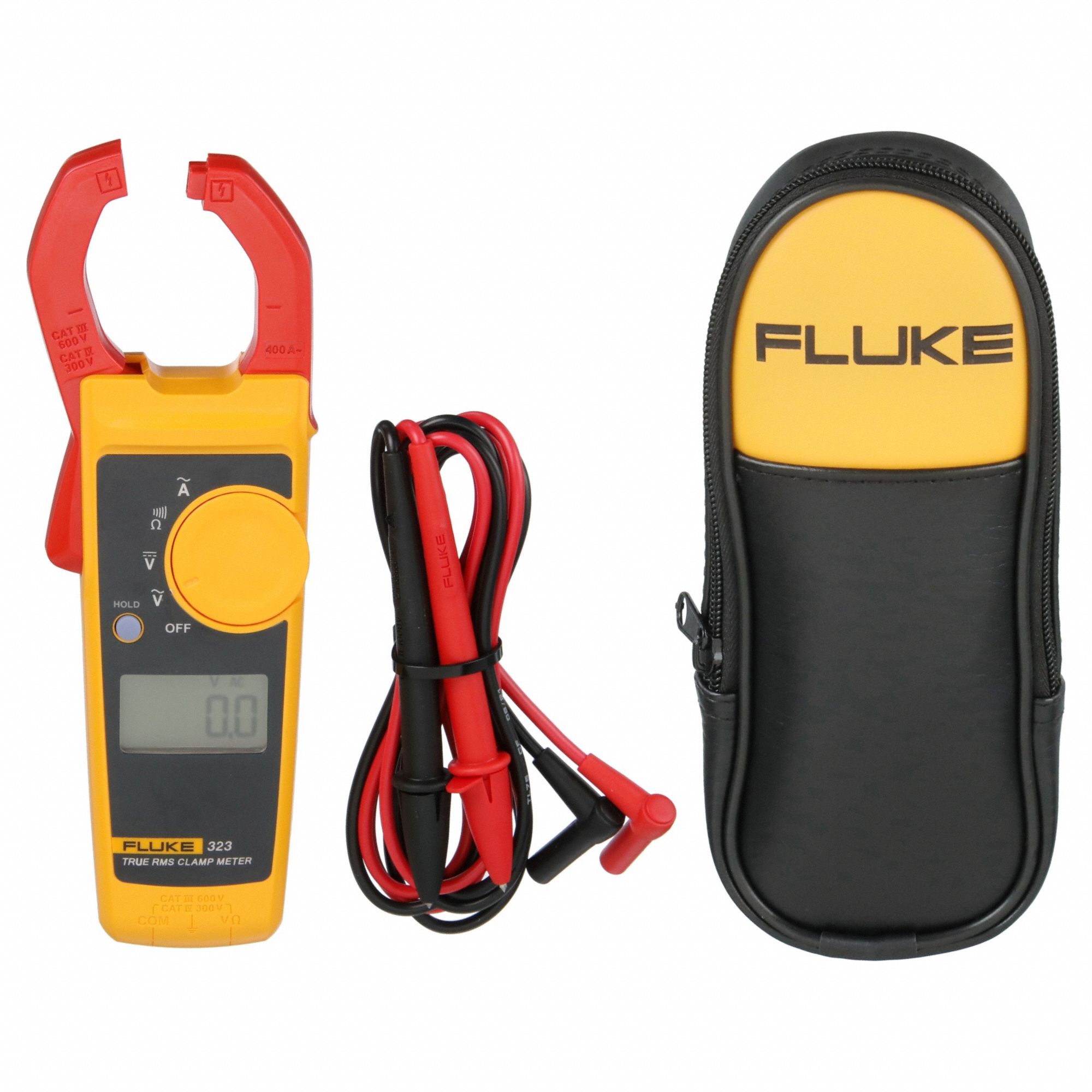 Fluke 323 TRMS- Pince multimètre numérique 400A AC 600V AC/DC - Fluke -  Distrimesure