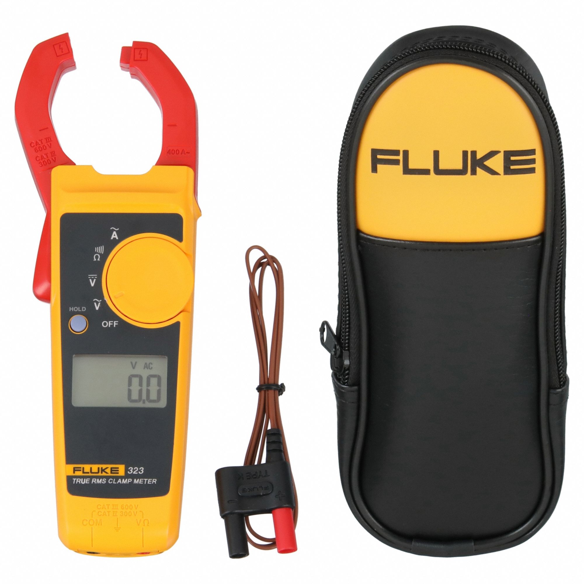 914326-5 Fluke Split Digital Clamp Meter, 0.5 (13mm) Jaw Capacity, CAT III  600V